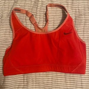 Nike Coral Size Small Dri Fit Sports Bra